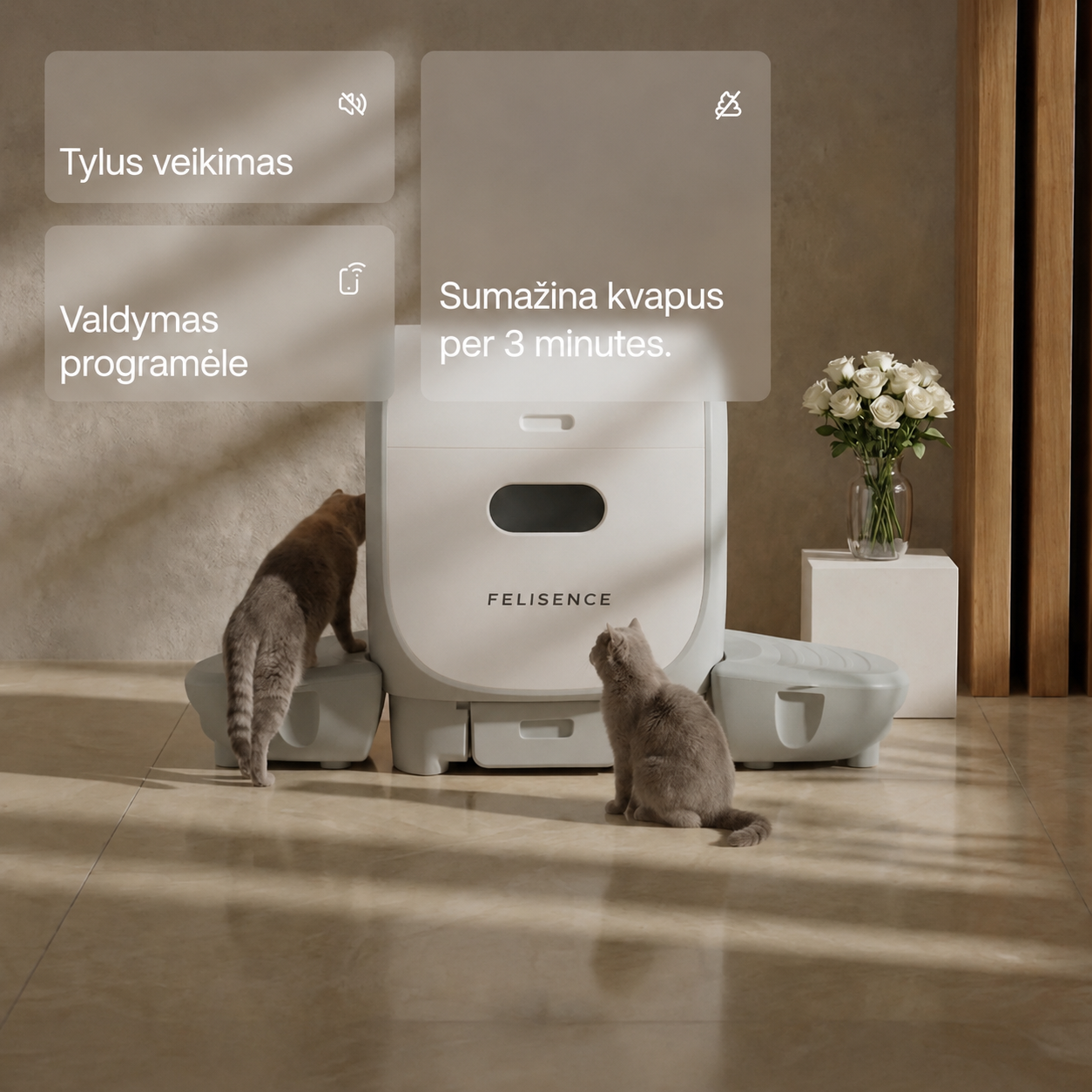 Jupiter Pro - XXL Self-Cleaning Cat Litter Box