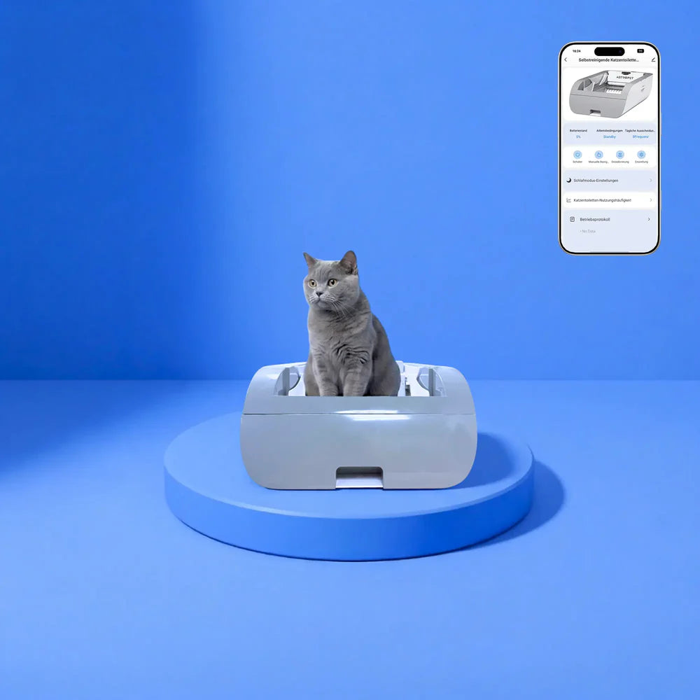Helios - self-cleaning cat litter box - controlled via APP