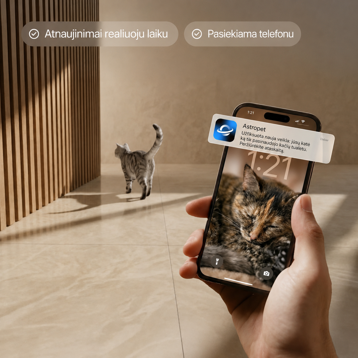 Neptune - self-cleaning cat litter box