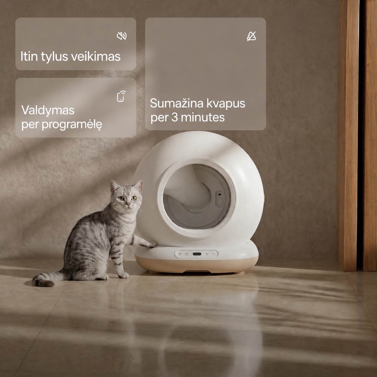 Neptune - self-cleaning cat litter box