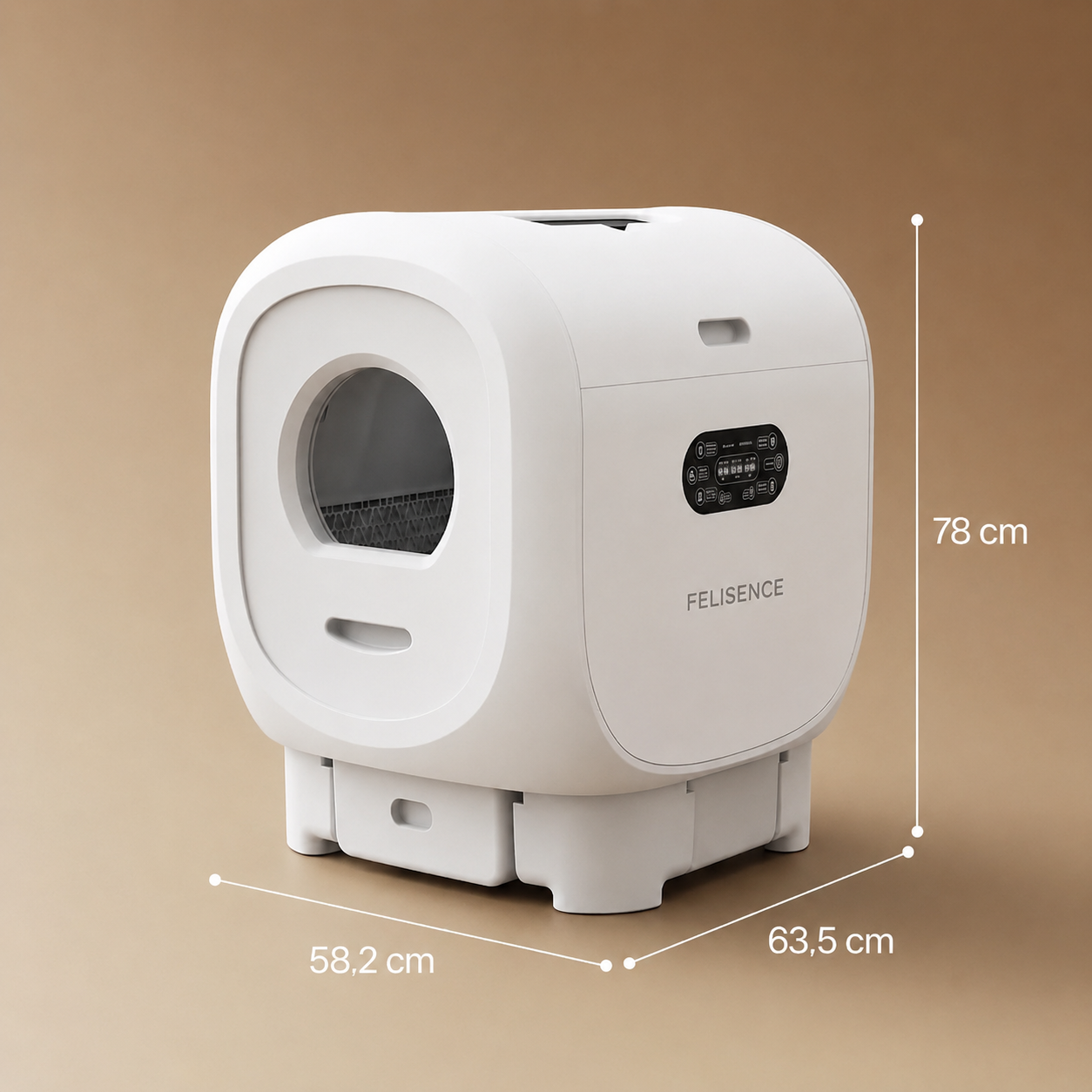 Jupiter Pro - XXL Self-Cleaning Cat Litter Box
