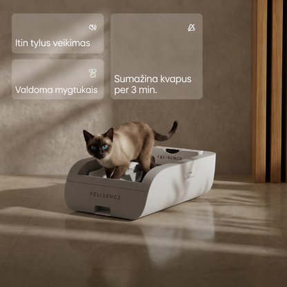 Helios - self-cleaning cat litter box - controlled via APP